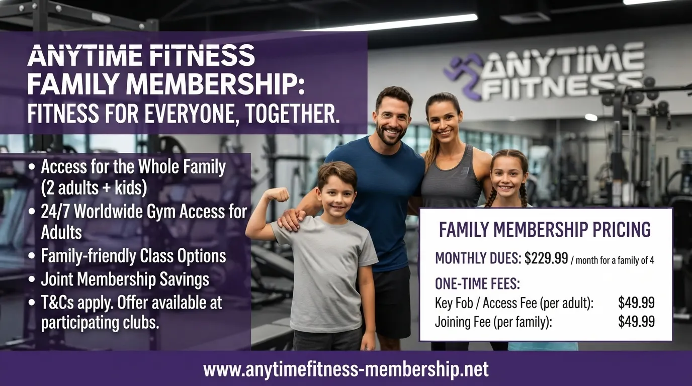 anytime fitness family membership