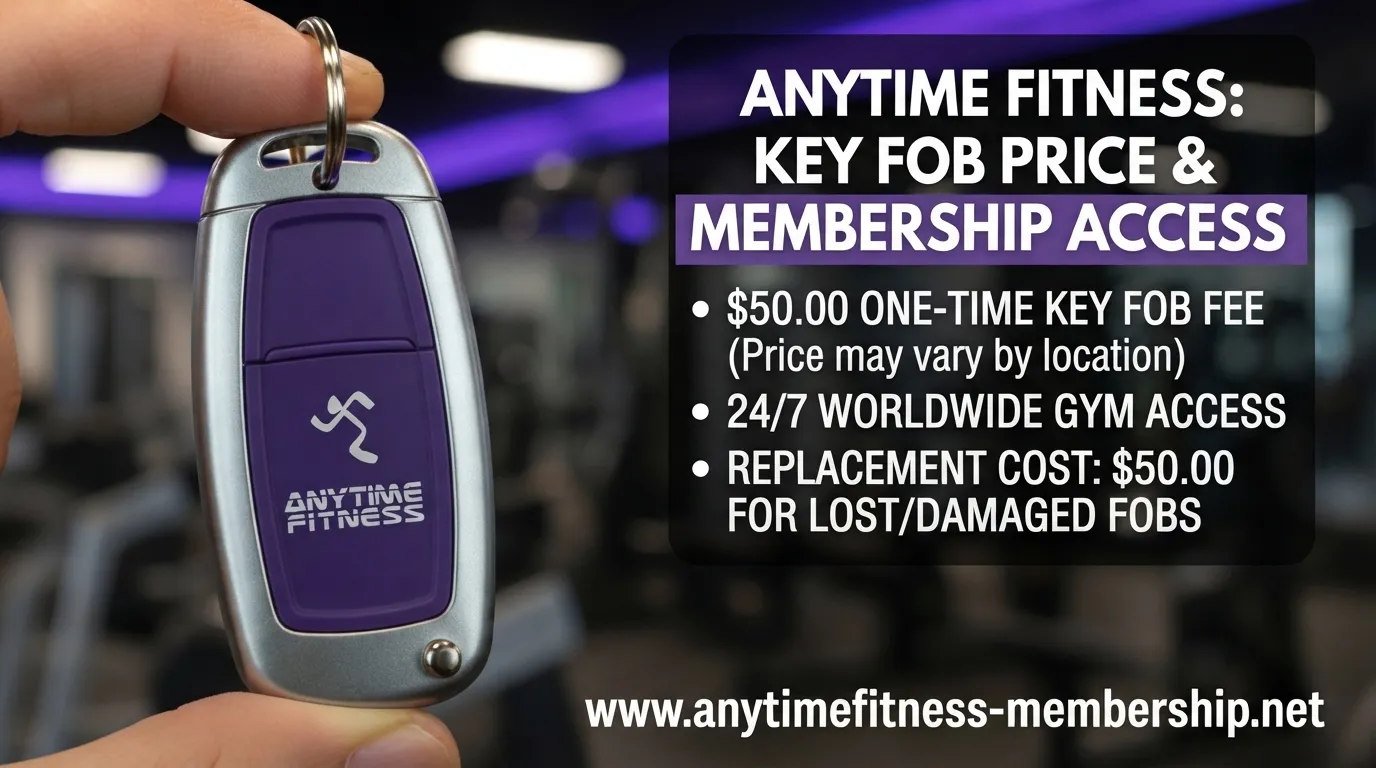 anytime fitness key fob price