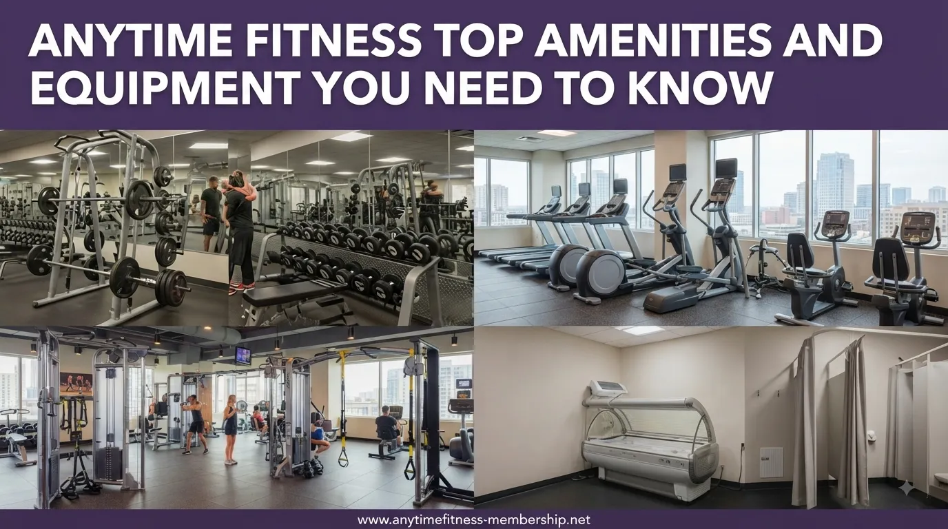 anytime fitness top amenities and equipment
